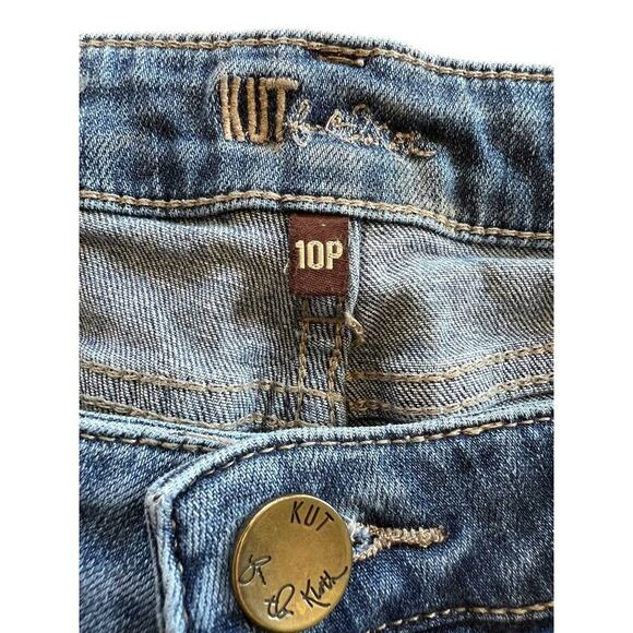 Kut from the Kloth, slightly distressed, women's size 10P jeans - Picture 3 of 8